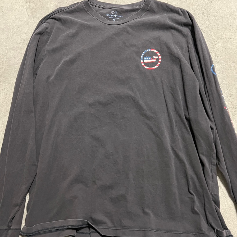 Navy Long Sleeve Vineyard Vines Shirt